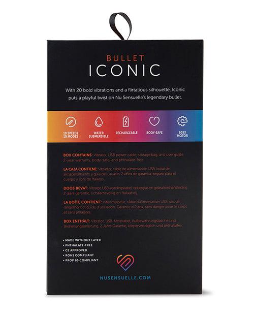 Nu Sensuelle Iconic Bullet Back of Package