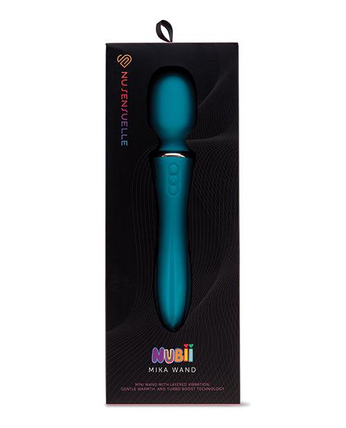 Nu Sensuelle Mika Heating Nubii Mini Wand - Blue - Realvibes