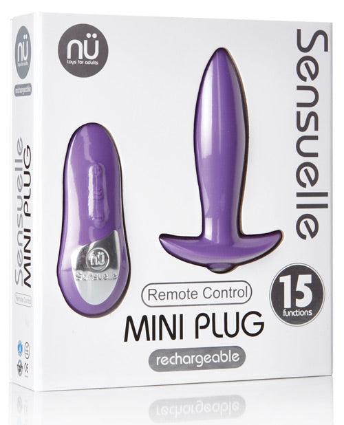Sensuelle Remote Control Rechargeable Mini Anal Plug