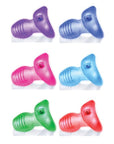 Oxballs Glowhole 1 Hollow Buttplug W-led Insert Small - Clear - Realvibes