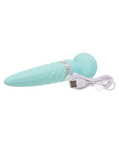 Pillow Talk Sultry Rotating Wand Teal