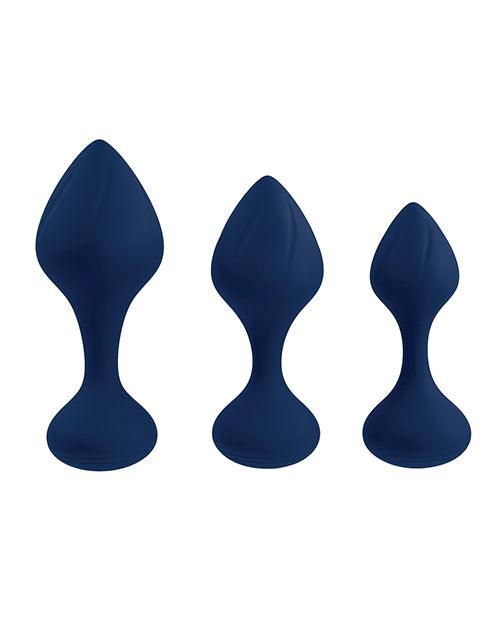 Playboy Pleasure Tail Trainer Anal Training Kit Navy set of three