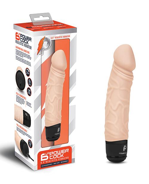 Powercocks 6.5" Realistic Vibrator Box