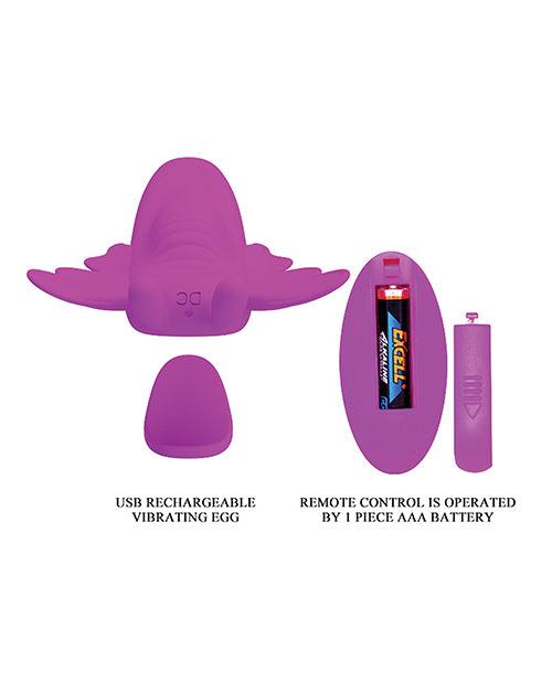 Pretty Love Romance Aileen Magnetic Butterfly Panty Vibe - Fuchsia - Realvibes