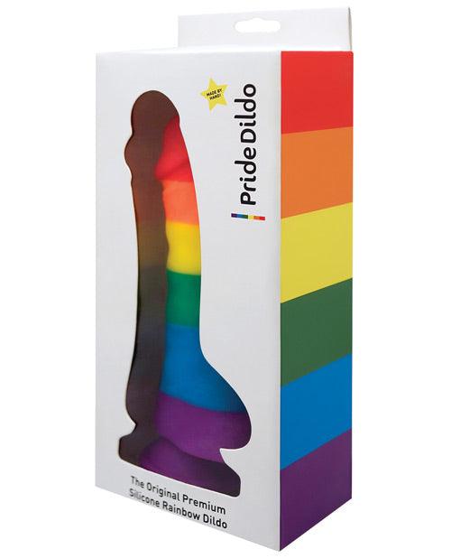 Pride Dildo W-balls - Rainbow - Realvibes