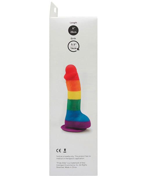 Pride Dildo W-balls - Rainbow - Realvibes