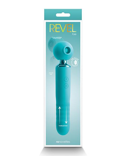 The Revel Fae Vibrator boasts a sleek and elegant design, combining smooth contours with a velvety soft silicone finish.