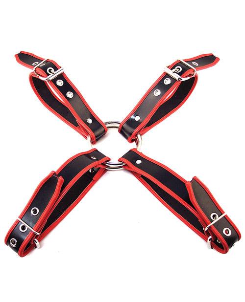 Rouge Chest Harness Large - Black-red - Realvibes
