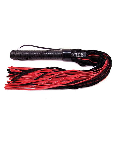 Rouge Suede Flogger W-leather Handle