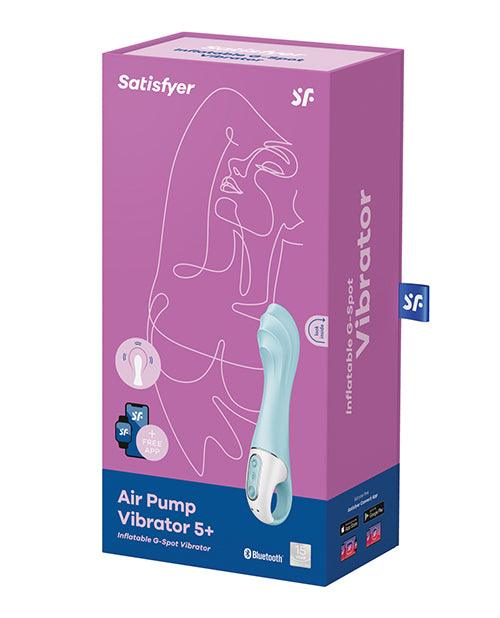 Satisfyer Air Pump Vibrator 5+ - Blue - Realvibes