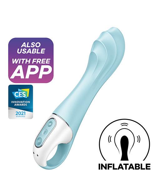 Satisfyer Air Pump Vibrator 5+ - Blue - Realvibes