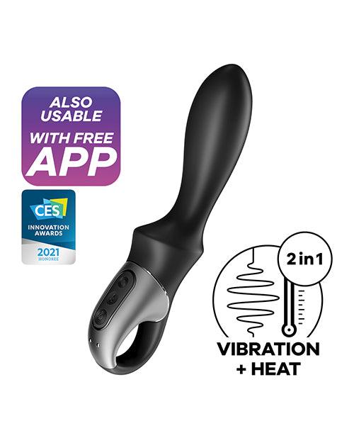 Experience the ultimate pleasure with the Satisfyer Heat Climax Anal Stimulator.