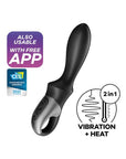 Experience the ultimate pleasure with the Satisfyer Heat Climax Anal Stimulator.