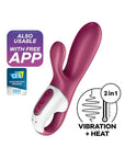 The Hot Bunny Vibrator offers dual stimulation for complete satisfaction. Experience the pleasure of simultaneous clitoral and G-spot stimulation, igniting your senses and unlocking breathtaking orgasms.
