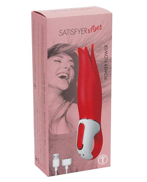 SATISFYER VIBES POWER FLOWER - RED