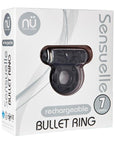 Sensuelle Bullet Ring Cockring - 7 Function Black - Realvibes
