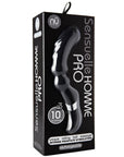 Sensuelle Homme Rechargeable Prostate Massager - Black - Realvibes