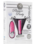Sensuelle Pleasure Panty Bullet W-remote Control - 15 Function