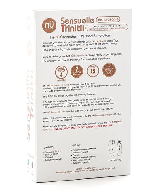 Endless Pleasure: Sensuelle Trinitii Tongue Vibe Back of Box