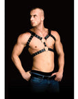 Shots Ouch Andreas Masculine Masterpiece Body Harness - Black - Realvibes
