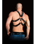 Shots Ouch Andreas Masculine Masterpiece Body Harness - Black - Realvibes