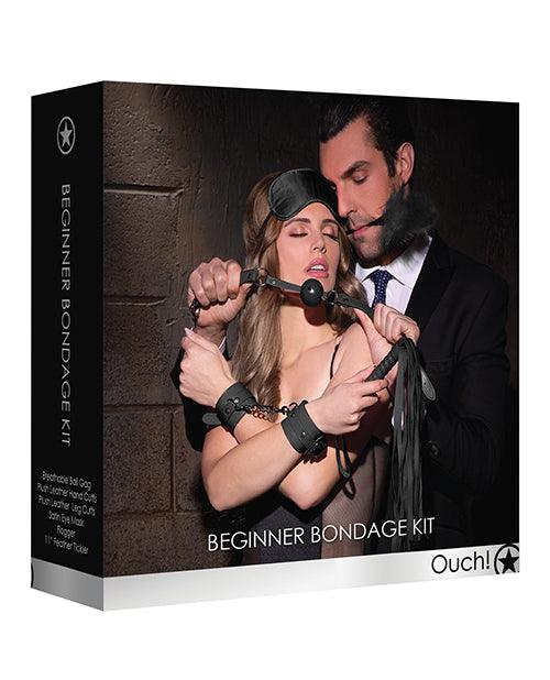 Shots Ouch Beginners Bondage Kit - Black - Realvibes