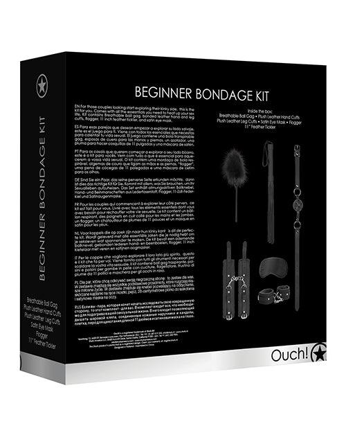 Shots Ouch Beginners Bondage Kit - Black - Realvibes