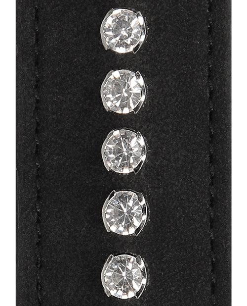 Shots Ouch Diamond Breathable Ball Gag - Black - Realvibes