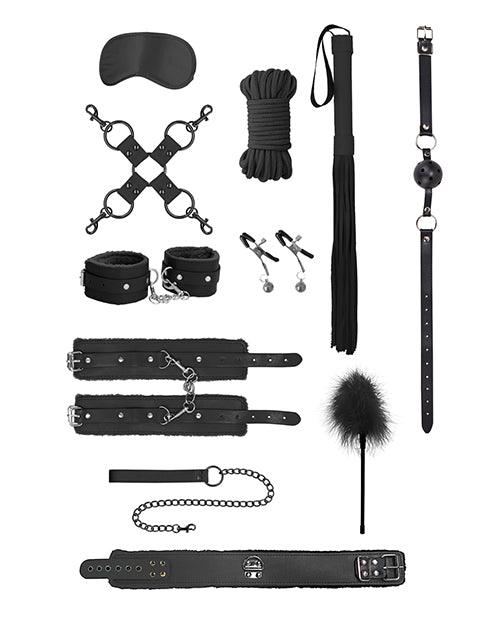 Shots Ouch Intermediate Bondage Kit - Black - Realvibes