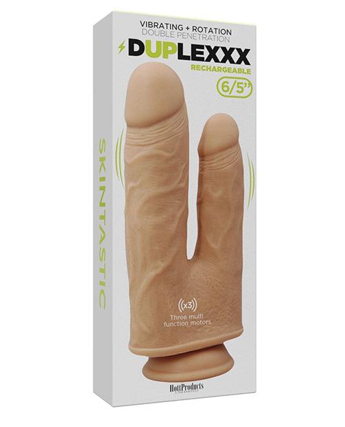 Skinsations Duplexx Vibrating & Rotating Double Dildo Box