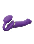 Strap On Me Vibrating Bendable M Strapless Strap On - Purple - Realvibes