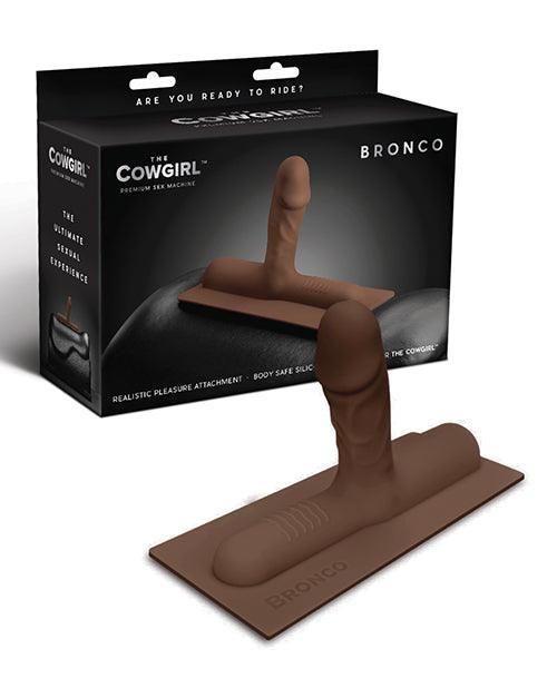 The Cowgirl Bronco Silicone Attachment - Chocolate - Realvibes