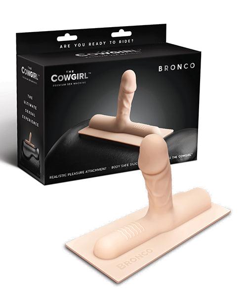 The Cowgirl Bronco Silicone Attachment - Vanilla - Realvibes