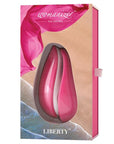 The Original Womanizer Liberty Pink Rose Clit Stimulator