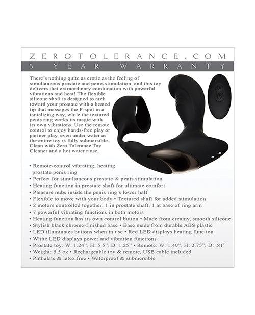 Zero Tolerance Strapped & Tapped Rechargeable Prostate Vibrator Box