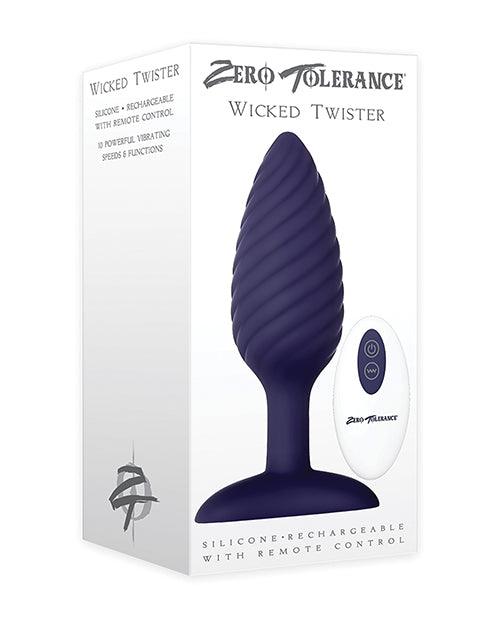 Zero Tolerance Wicked Twister Anal Rechargeable Butt Plug