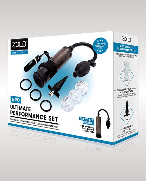 Zolo 6 Pc Ultimate Performance Set Black